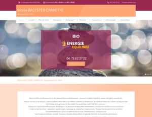 Marie BALESTER CARRETTE Elne, Bilan naturopathique