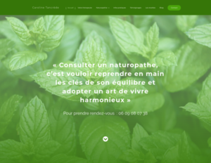Caroline Tancrède Paris 9, Bilan naturopathique