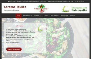 Caroline Toullec Couiza, Bilan naturopathique, Bilan naturopathique, Diététique préventive et curative, Reflexologie