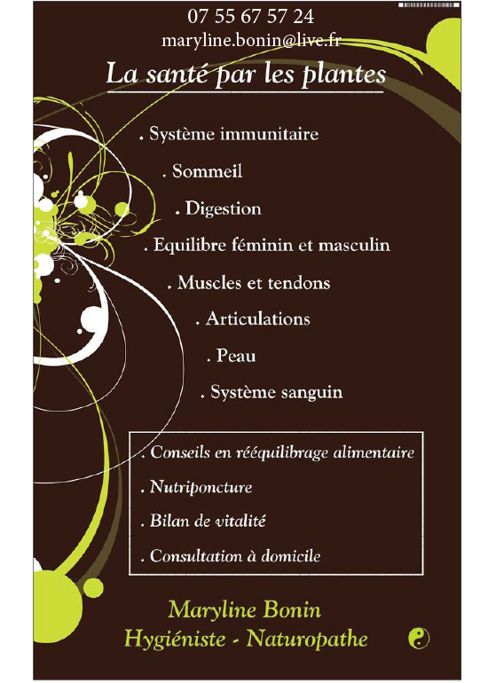 NATUROPATHE ENERGETICIENNE, naturopathe à Sainte-Luce-sur-Loire (44980)