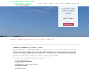 Catherine LEFRESNE Plomeur, Bilan naturopathique